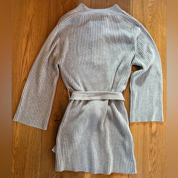 Marissa Webb Collective Gray Henley Dress with Belt - Picture 3 of 3